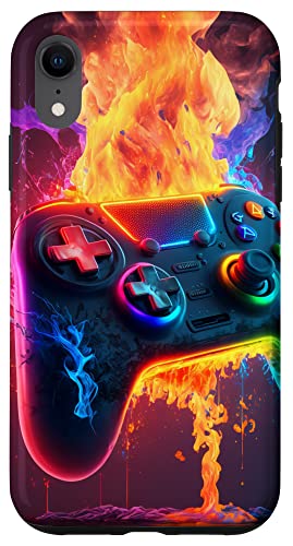 Hülle für iPhone XR Gamer Ästhetische Grafik Gaming Videospiele Jungen Teenager Kinder von Gamer Aesthetic Graphic Gaming Video Games Boys