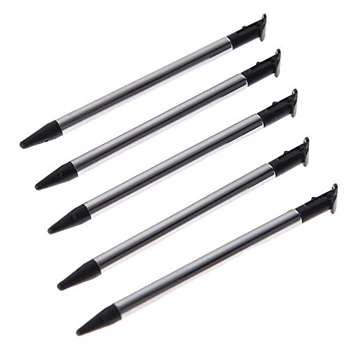 Gamer Gear 3DS Stylus - Schwarzer Touchscreen-Stift - 5er-Pack Touchscreen-Stift - Doppelfunktionaler Stylus-Stift - Ausziehbarer Stylus Feine Spitze zur Steuerung von Videospielen Gamer Gear 3DS Stylus - Schwarzer Touchscreen-Stift - 5er-Pack Touchscreen-Stift - Doppelfunktionaler Stylus-Stift - Ausziehbarer Stylus Feine Spitze zur Steuerung von Videospielen von Gamer Gear