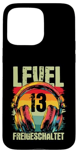 13. Geburtstag Jungen Video Gamer Level 13 Unlocked Jungs Hülle für iPhone 15 Pro Max 13. Geburtstag Jungen Video Gamer Level 13 Unlocked Jungs Hülle für iPhone 15 Pro Max von Gamer Geburtstag Zocker Jugend Teenager Spieler