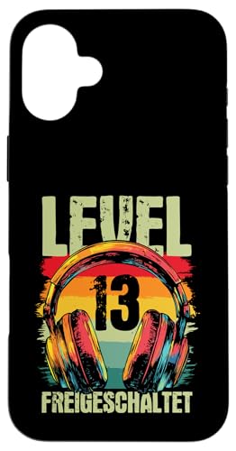 13. Geburtstag Jungen Video Gamer Level 13 Unlocked Jungs Hülle für iPhone 16 Plus 13. Geburtstag Jungen Video Gamer Level 13 Unlocked Jungs Hülle für iPhone 16 Plus von Gamer Geburtstag Zocker Jugend Teenager Spieler
