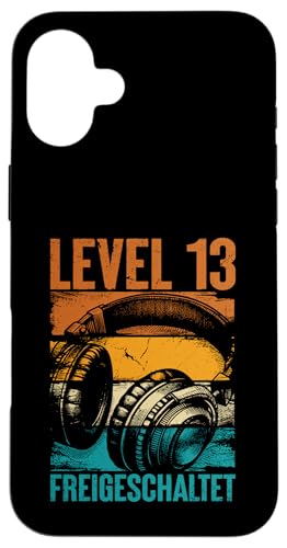 13. Geburtstag Jungen Video Gamer Level 13 Unlocked Jungs Hülle für iPhone 16 Plus 13. Geburtstag Jungen Video Gamer Level 13 Unlocked Jungs Hülle für iPhone 16 Plus von Gamer Geburtstag Zocker Jugend Teenager Spieler