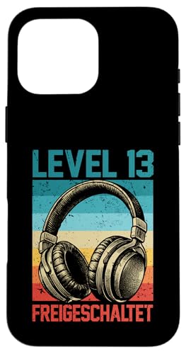 13. Geburtstag Jungen Video Gamer Level 13 Unlocked Jungs Hülle für iPhone 16 Pro Max 13. Geburtstag Jungen Video Gamer Level 13 Unlocked Jungs Hülle für iPhone 16 Pro Max von Gamer Geburtstag Zocker Jugend Teenager Spieler