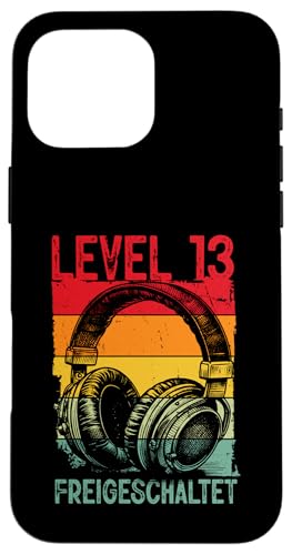 13. Geburtstag Jungen Video Gamer Level 13 Unlocked Jungs Hülle für iPhone 16 Pro Max 13. Geburtstag Jungen Video Gamer Level 13 Unlocked Jungs Hülle für iPhone 16 Pro Max von Gamer Geburtstag Zocker Jugend Teenager Spieler