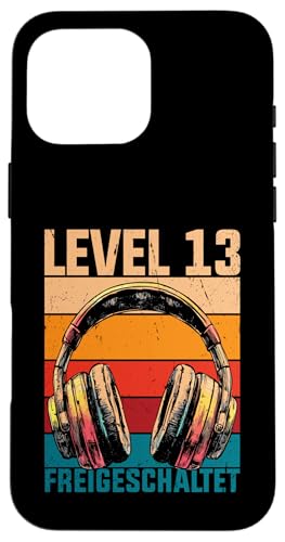 13. Geburtstag Jungen Video Gamer Level 13 Unlocked Jungs Hülle für iPhone 16 Pro Max 13. Geburtstag Jungen Video Gamer Level 13 Unlocked Jungs Hülle für iPhone 16 Pro Max von Gamer Geburtstag Zocker Jugend Teenager Spieler