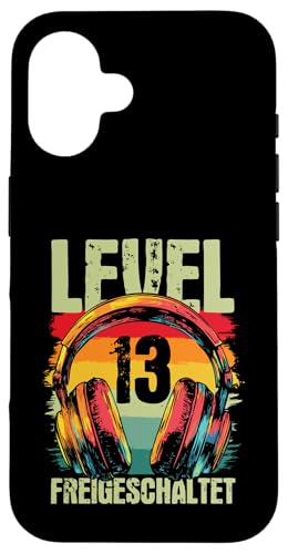 13. Geburtstag Jungen Video Gamer Level 13 Unlocked Jungs Hülle für iPhone 16 13. Geburtstag Jungen Video Gamer Level 13 Unlocked Jungs Hülle für iPhone 16 von Gamer Geburtstag Zocker Jugend Teenager Spieler