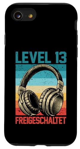 13. Geburtstag Jungen Video Gamer Level 13 Unlocked Jungs Hülle für iPhone SE (2020) / 7 / 8 von Gamer Geburtstag Zocker Jugend Teenager Spieler