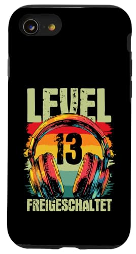 13. Geburtstag Jungen Video Gamer Level 13 Unlocked Jungs Hülle für iPhone SE (2020) / 7 / 8 von Gamer Geburtstag Zocker Jugend Teenager Spieler