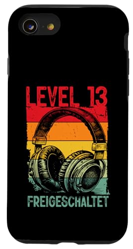 13. Geburtstag Jungen Video Gamer Level 13 Unlocked Jungs Hülle für iPhone SE (2020) / 7 / 8 von Gamer Geburtstag Zocker Jugend Teenager Spieler