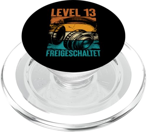 13. Geburtstag Jungen Video Gamer Level 13 Unlocked Jungs PopSockets PopGrip für MagSafe 13. Geburtstag Jungen Video Gamer Level 13 Unlocked Jungs PopSockets PopGrip für MagSafe von Gamer Geburtstag Zocker Jugend Teenager Spieler