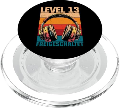 13. Geburtstag Jungen Video Gamer Level 13 Unlocked Jungs PopSockets PopGrip für MagSafe 13. Geburtstag Jungen Video Gamer Level 13 Unlocked Jungs PopSockets PopGrip für MagSafe von Gamer Geburtstag Zocker Jugend Teenager Spieler