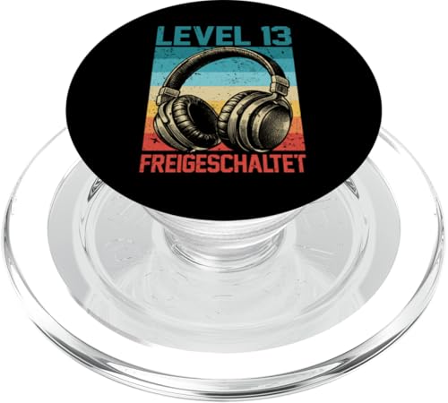 13. Geburtstag Jungen Video Gamer Level 13 Unlocked Jungs PopSockets PopGrip für MagSafe 13. Geburtstag Jungen Video Gamer Level 13 Unlocked Jungs PopSockets PopGrip für MagSafe von Gamer Geburtstag Zocker Jugend Teenager Spieler