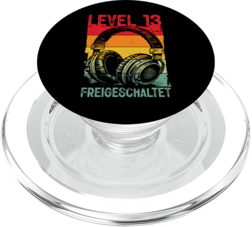 13. Geburtstag Jungen Video Gamer Level 13 Unlocked Jungs PopSockets PopGrip für MagSafe 13. Geburtstag Jungen Video Gamer Level 13 Unlocked Jungs PopSockets PopGrip für MagSafe von Gamer Geburtstag Zocker Jugend Teenager Spieler