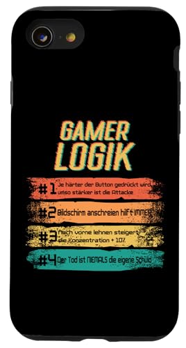 Gamer Logic Computer-PC-Controller Gamer Boys Hülle für iPhone SE (2020) / 7 / 8 von Gamer Logic Computer PC Controller Gamer Boys