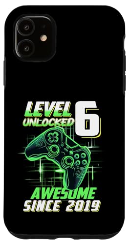 Junge Mädchen Geburtstag, Level 6, Gamer Geburtstag, Spielparty Hülle für iPhone 11 Junge Mädchen Geburtstag, Level 6, Gamer Geburtstag, Spielparty Hülle für iPhone 11 von Gamer