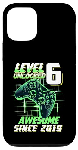 Junge Mädchen Geburtstag, Level 6, Gamer Geburtstag, Spielparty Hülle für iPhone 12/12 Pro Junge Mädchen Geburtstag, Level 6, Gamer Geburtstag, Spielparty Hülle für iPhone 12/12 Pro von Gamer