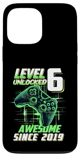 Junge Mädchen Geburtstag, Level 6, Gamer Geburtstag, Spielparty Hülle für iPhone 13 Pro Max Junge Mädchen Geburtstag, Level 6, Gamer Geburtstag, Spielparty Hülle für iPhone 13 Pro Max von Gamer
