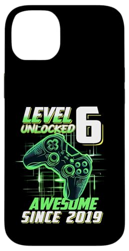 Junge Mädchen Geburtstag, Level 6, Gamer Geburtstag, Spielparty Hülle für iPhone 14 Plus von Gamer