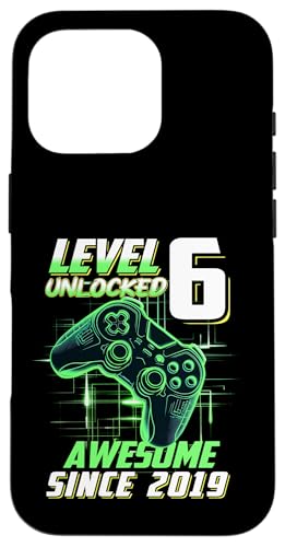 Junge Mädchen Geburtstag, Level 6, Gamer Geburtstag, Spielparty Hülle für iPhone 16 Pro Junge Mädchen Geburtstag, Level 6, Gamer Geburtstag, Spielparty Hülle für iPhone 16 Pro von Gamer