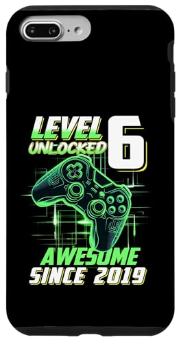 Junge Mädchen Geburtstag, Level 6, Gamer Geburtstag, Spielparty Hülle für iPhone 7 Plus/8 Plus Junge Mädchen Geburtstag, Level 6, Gamer Geburtstag, Spielparty Hülle für iPhone 7 Plus/8 Plus von Gamer
