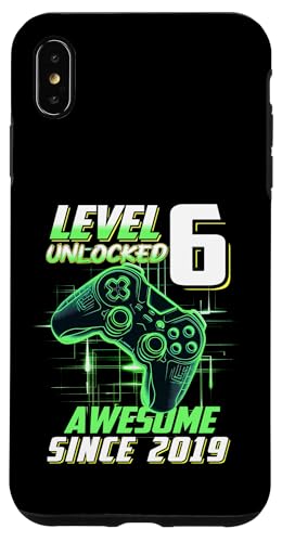 Junge Mädchen Geburtstag, Level 6, Gamer Geburtstag, Spielparty Hülle für iPhone XS Max Junge Mädchen Geburtstag, Level 6, Gamer Geburtstag, Spielparty Hülle für iPhone XS Max von Gamer