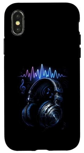 Music Headphones Electro House Edm Techno Dj House Hülle für iPhone X/XS Music Headphones Electro House Edm Techno Dj House Hülle für iPhone X/XS von Gamer