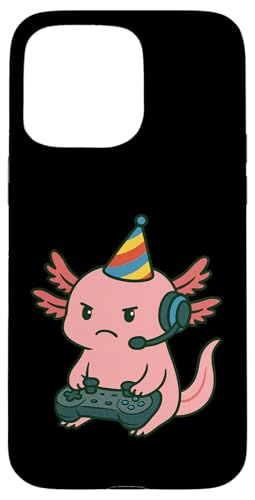 Axolotl Gamer Gaming Geburtstag Videospiele Jungen Mädchen Kinder Hülle für iPhone 15 Pro Max Axolotl Gamer Gaming Geburtstag Videospiele Jungen Mädchen Kinder Hülle für iPhone 15 Pro Max von GamerAxis1