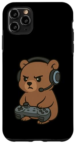 Bear Gamer Gaming Retro Videospiele Zoo Jungen Mädchen Kinder Hülle für iPhone 11 Pro Max Bear Gamer Gaming Retro Videospiele Zoo Jungen Mädchen Kinder Hülle für iPhone 11 Pro Max von GamerAxis1