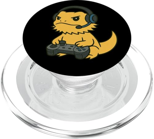 Bearded Dragon Gamer Gaming Retro Videospiele Jungen Mädchen Kinder PopSockets PopGrip für MagSafe Bearded Dragon Gamer Gaming Retro Videospiele Jungen Mädchen Kinder PopSockets PopGrip für MagSafe von GamerAxis1
