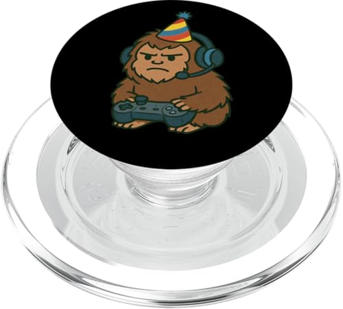 Bigfoot Gamer Gaming Geburtstag Videospiele Jungen Mädchen Kinder PopSockets PopGrip für MagSafe Bigfoot Gamer Gaming Geburtstag Videospiele Jungen Mädchen Kinder PopSockets PopGrip für MagSafe von GamerAxis1