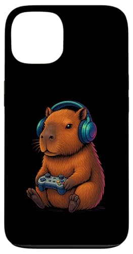 Capybara Gamer Gaming Retro Videospiele Jungen Mädchen Kinder Hülle für iPhone 13 Capybara Gamer Gaming Retro Videospiele Jungen Mädchen Kinder Hülle für iPhone 13 von GamerAxis1