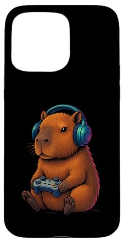 Capybara Gamer Gaming Retro Videospiele Jungen Mädchen Kinder Hülle für iPhone 15 Pro Max Capybara Gamer Gaming Retro Videospiele Jungen Mädchen Kinder Hülle für iPhone 15 Pro Max von GamerAxis1