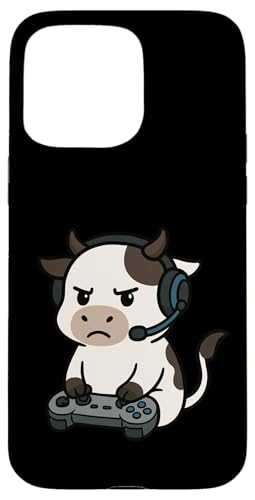 Cow Gamer Gaming Retro Videospiele Zoo Jungen Mädchen Kinder Hülle für iPhone 15 Pro Max Cow Gamer Gaming Retro Videospiele Zoo Jungen Mädchen Kinder Hülle für iPhone 15 Pro Max von GamerAxis1