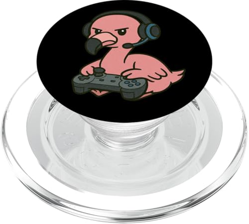 Flamingo Gamer Gaming Retro Videospiele Jungen Mädchen Kinder PopSockets PopGrip für MagSafe Flamingo Gamer Gaming Retro Videospiele Jungen Mädchen Kinder PopSockets PopGrip für MagSafe von GamerAxis1