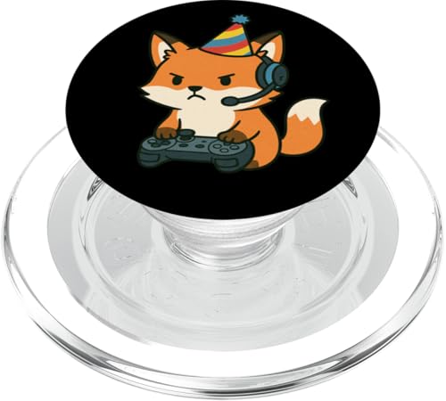 Fox Gamer Gaming Geburtstag Videospiele Jungen Mädchen Kinder PopSockets PopGrip für MagSafe Fox Gamer Gaming Geburtstag Videospiele Jungen Mädchen Kinder PopSockets PopGrip für MagSafe von GamerAxis1