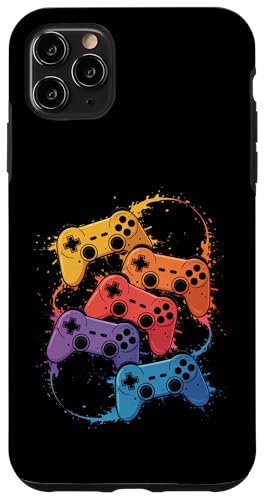 Gamer Bunte Farbspritzer Kunst Videospiele Jungen Mädchen Kinder Hülle für iPhone 11 Pro Max Gamer Bunte Farbspritzer Kunst Videospiele Jungen Mädchen Kinder Hülle für iPhone 11 Pro Max von GamerAxis1