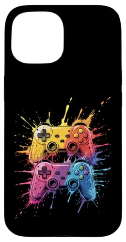 Gamer Bunte Farbspritzer Kunst Videospiele Jungen Mädchen Kinder Hülle für iPhone 15 Gamer Bunte Farbspritzer Kunst Videospiele Jungen Mädchen Kinder Hülle für iPhone 15 von GamerAxis1