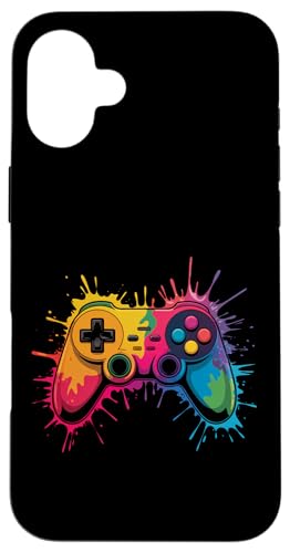 Gamer Bunte Farbspritzer Kunst Videospiele Jungen Mädchen Kinder Hülle für iPhone 16 Plus Gamer Bunte Farbspritzer Kunst Videospiele Jungen Mädchen Kinder Hülle für iPhone 16 Plus von GamerAxis1