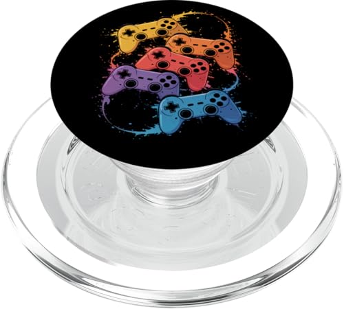 Gamer Bunte Farbspritzer Kunst Videospiele Jungen Mädchen Kinder PopSockets PopGrip für MagSafe Gamer Bunte Farbspritzer Kunst Videospiele Jungen Mädchen Kinder PopSockets PopGrip für MagSafe von GamerAxis1