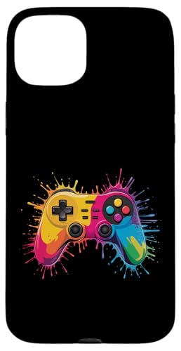 Gamer Paint Splash Art Videospiele Bunte Jungen Mädchen Kinder Hülle für iPhone 15 Plus Gamer Paint Splash Art Videospiele Bunte Jungen Mädchen Kinder Hülle für iPhone 15 Plus von GamerAxis1