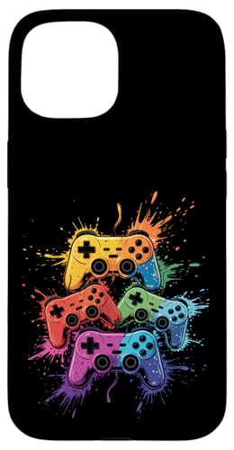 Gamer Paint Splash Art Videospiele Bunte Jungen Mädchen Kinder Hülle für iPhone 15 Gamer Paint Splash Art Videospiele Bunte Jungen Mädchen Kinder Hülle für iPhone 15 von GamerAxis1