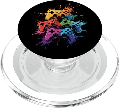 Gamer Paint Splash Art Videospiele Bunte Jungen Mädchen Kinder PopSockets PopGrip für MagSafe Gamer Paint Splash Art Videospiele Bunte Jungen Mädchen Kinder PopSockets PopGrip für MagSafe von GamerAxis1