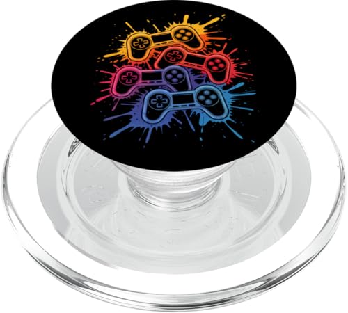 Gamer Paint Splash Art Videospiele Bunte Jungen Mädchen Kinder PopSockets PopGrip für MagSafe Gamer Paint Splash Art Videospiele Bunte Jungen Mädchen Kinder PopSockets PopGrip für MagSafe von GamerAxis1
