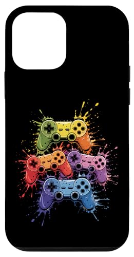 Gamer Videospiele Paint Splash Art Bunte Jungen Mädchen Kinder Hülle für iPhone 12 mini Gamer Videospiele Paint Splash Art Bunte Jungen Mädchen Kinder Hülle für iPhone 12 mini von GamerAxis1
