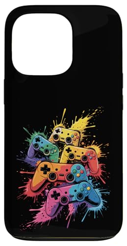 Gamer Videospiele Paint Splash Art Bunte Jungen Mädchen Kinder Hülle für iPhone 13 Pro Gamer Videospiele Paint Splash Art Bunte Jungen Mädchen Kinder Hülle für iPhone 13 Pro von GamerAxis1