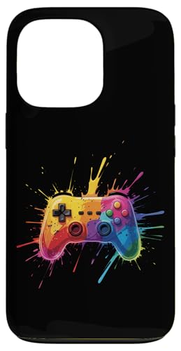 Gamer Videospiele Paint Splash Art Bunte Jungen Mädchen Kinder Hülle für iPhone 13 Pro Gamer Videospiele Paint Splash Art Bunte Jungen Mädchen Kinder Hülle für iPhone 13 Pro von GamerAxis1