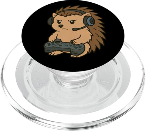 Igel Gamer Gaming Retro Videospiele Jungen Mädchen Kinder PopSockets PopGrip für MagSafe Igel Gamer Gaming Retro Videospiele Jungen Mädchen Kinder PopSockets PopGrip für MagSafe von GamerAxis1