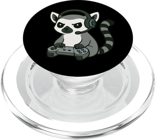 Lemur Gamer Gaming Retro Videospiele Zoo Jungen Mädchen Kinder PopSockets PopGrip für MagSafe Lemur Gamer Gaming Retro Videospiele Zoo Jungen Mädchen Kinder PopSockets PopGrip für MagSafe von GamerAxis1