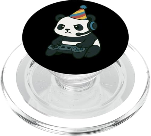 Panda Gamer Gaming Geburtstag Videospiele Jungen Mädchen Kinder PopSockets PopGrip für MagSafe Panda Gamer Gaming Geburtstag Videospiele Jungen Mädchen Kinder PopSockets PopGrip für MagSafe von GamerAxis1