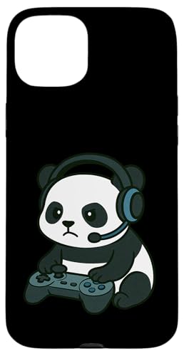 Panda Gamer Gaming Retro Videospiele Jungen Mädchen Kinder Hülle für iPhone 15 Plus von GamerAxis1