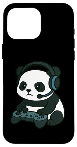 Panda Gamer Gaming Retro Videospiele Jungen Mädchen Kinder Hülle für iPhone 16 Pro Max Panda Gamer Gaming Retro Videospiele Jungen Mädchen Kinder Hülle für iPhone 16 Pro Max von GamerAxis1